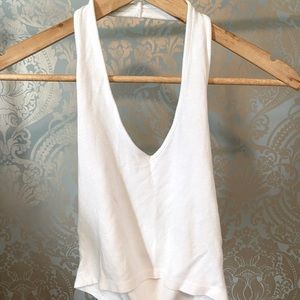 Brandy Melville Low Cut Crop